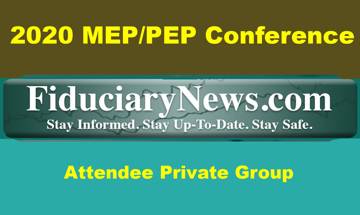 So You Want to Be a Pooled Plan Provider? The DOL Just Issued the Rule Telling You How to Do It.  This is What You’ll Learn at the 2020 401k MEP/PEP Conference